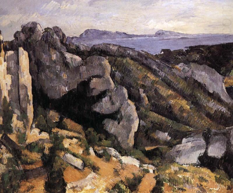 rock, Paul Cezanne
